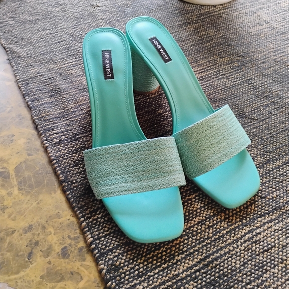 Nine West Mapeli Heeled Slide Sandals - Picture 5 of 8